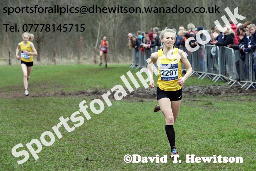 Womens under-17s Inter Counties Cross Country, Prestwold Hall, Loughborough. Photo: David T. Hewitson/Sports for All Pics